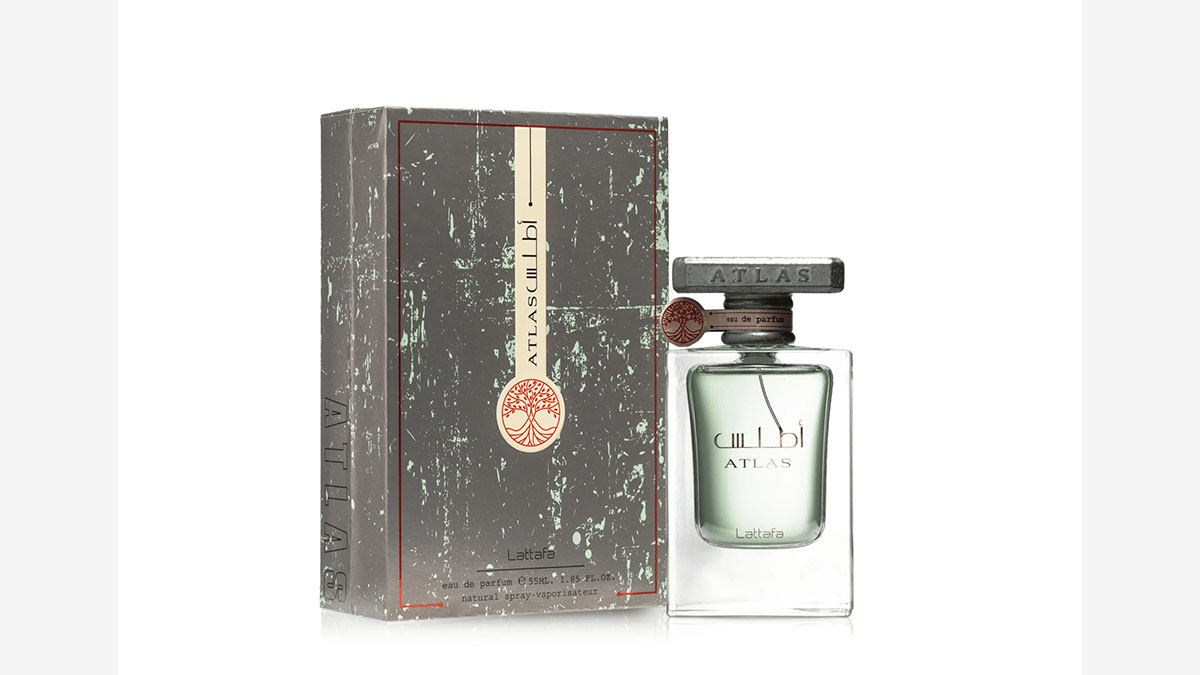 Lattafa Atlas bottle with packaging